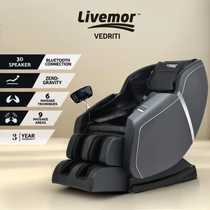 Livemor Massage Chair Electric Recliner Back Heater Full Body Massager Vedriti - Picture 1 of 11