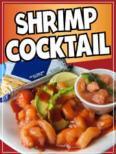 Shrimp Cocktail Decal Window Sticker Food Truck Concession Vinyl Restaurant