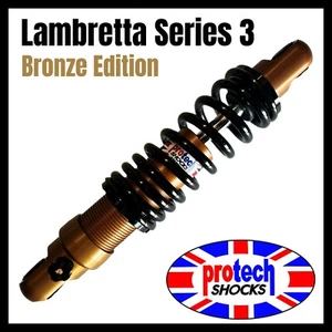 Lambretta Bronze Series 3 / LI / TV / DL / GP Rear Shock Absorber Protech Shocks - Picture 1 of 1