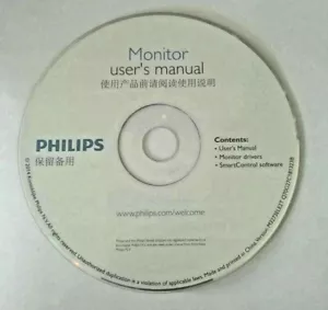 PHILIPS Monitor M3273ELE2T Q70G27C181323B User's Manual Software CD - Picture 1 of 1