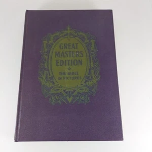 Great Masters Edition The Bible in Pictures 1952 Greystone Hawthorn Press HC - Picture 1 of 14
