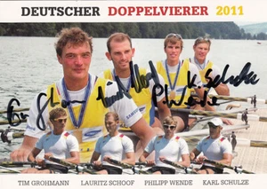 Tim Grohmann,Lauritz Schoof,Philipp Wende,Karl Schulze:Olympiasieger 2012 Rudern - Bild 1 von 1