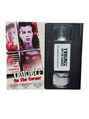 Trouble on the Corner VHS Tony Goldwyn Debi Mazar Screener Screening Purposes - Image 1 of 2
