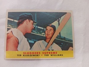 1958 Topps Ted Williams / Ted Kluszewski - Picture 1 of 2