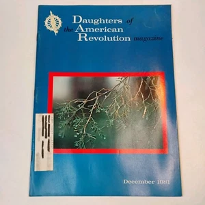 Revista DAR Hijas de la Revolución Americana Diciembre 1981 - Imagen 1 de 3