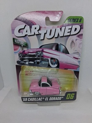 NEW 2025 CAR TUNED SERIES 6 #06 PINK '59 CADILLAC EL DORADO KUSTOMS SERIES MGA - Image 1 of 4