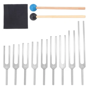 1X(Tuning Forks Set 9Pcs 174/285/396/417/528/639/741/852/963Hz Tuning Fork8934 - Bild 1 von 7