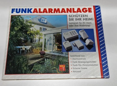 Düwi Funk Alarmanlage mit Zubehör Fensterkontakt Bewegungsmelder - Bild 1 von 4