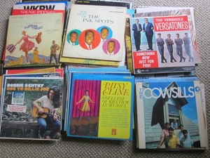 Mixed Vinyl Lot 50 albums 1960's 70's Cowslips Patsy Cline Herb Alpert D Martin - Picture 1 of 9