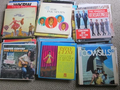 Mixed Vinyl Lot 50 albums 1960's 70's Cowslips Patsy Cline Herb Alpert D Martin - Image 1 of 4