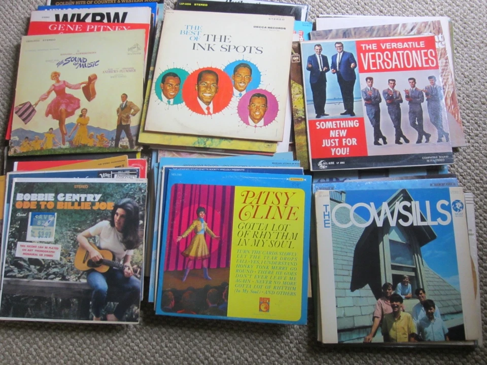 Mixed Vinyl Lot 50 albums 1960's 70's Cowslips Patsy Cline Herb Alpert D Martin - Image 1 of 4