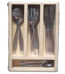 Vintage IKEA Duktig Kids' Flatware Play Set Toy 1995 Complete Original Box 3+ - Picture 1 of 6