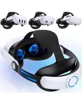 For Meta Oculus Quest 3/Quest 3S/Quest 2 VR Headset Elite Head Strap Replacement - Picture 1 of 4
