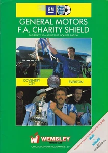 Coventry City v Everton. Charity Shield. Ref: CC15Y 2970 VG (1)c - Picture 1 of 1