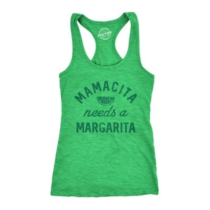 Camiseta sin mangas divertida de tequila para mujer Mamacita Needs A Margarita - Imagen 1 de 7