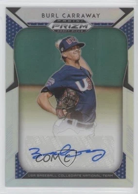 2019 Panini Prizm Draft Picks Auto Burl Carraway #101 Auto - Image 1 of 2