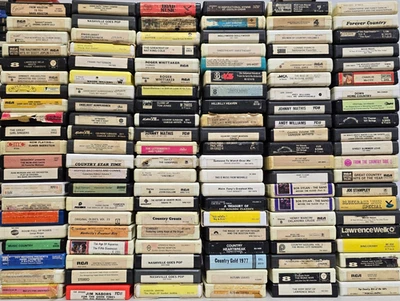 Lot of 126 Assorted Pop Country Rock Jazz - Vintage 8 Track Tape Cartridge #205 - Image 1 of 4