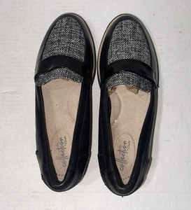 Clarks Ultimate Comfort Collection Damenschuhe Größe 8 schwarz kariert Büro Slipper - Bild 1 von 8