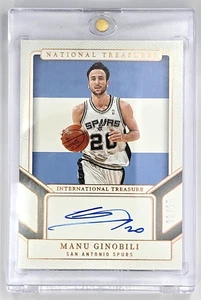 2024-25 Tesoros Nacionales Manu Ginóbili Tesoro Internacional Automático 22/25 Espuelas - Imagen 1 de 2