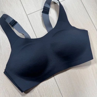 Sujetador Brooks Dare Scoopback Run 2.0 Negro Gris Ajustable Deportivo LEER Foto 1 de 4