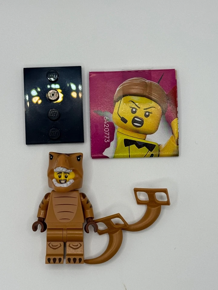 LEGO Serie 24 Minifigura Coleccionable T-Rex Disfraz Fan Nuevo col24-6 Foto 1 de 1