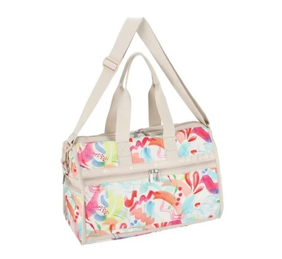 Bandolera Abstracta De Lujo Mediana Fin de Semana de Lona, Estilo 4318/Color E838,... Foto 1 de 4