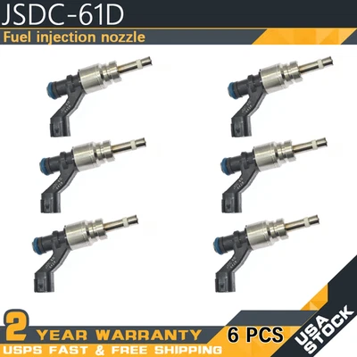 6pcs Fuel Injector JSDC-61D For Isuzu FTR NPR-HD NPR-XD NQR NRR FVR 8982545062 - Image 1 of 4