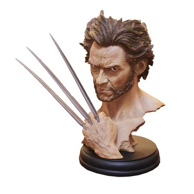 X - Hombres Garras de Wolverine Coleccionable Resina Estatua Cabeza Esculpida Figura Coleccionable Foto 1 de 4
