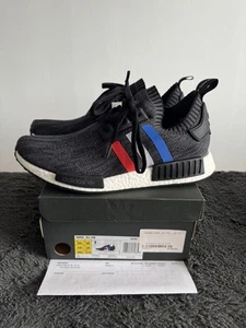 Adidas NMD R1 PK Primeknit - Tricolor Negro - Hombre Reino Unido Talla 10 - BB2887 - Nuevo - Imagen 1 de 14
