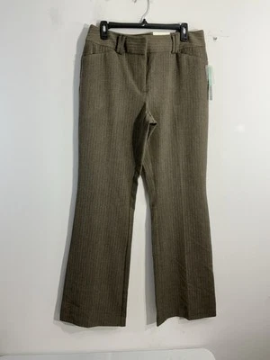 Womans Apt 9 Ava Brown Size 10 Dress Pants New With Tags - Image 1 of 4