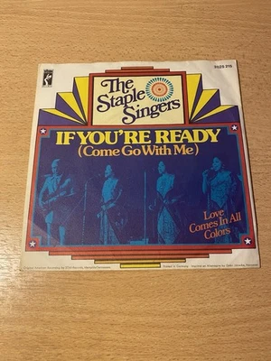 7" THE STAPLE SINGERS * If You`re Ready (PROMO) SOUL STAX RECORDS - Bild 1 von 2