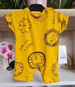 Mono de verano F&F para bebé niño talla 56 recién nacido jugador mono - Imagen 1 de 7