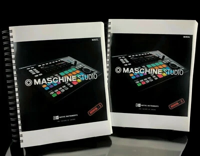 Maschine Studio NI Native Instruments Manual - 936 Pages Full Color, 2 Books - Image 1 of 3