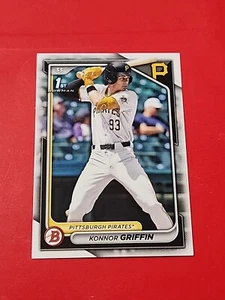 Base de papel de borrador Bowman 2024 BD-22 Konnor Griffin Pittsburgh Pirates - Imagen 1 de 3
