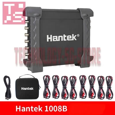 Hantek 1008B Eight-channel USB virtual oscilloscope# 1pcs New In Box - Image 1 of 2