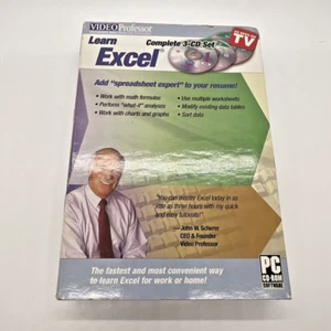 Video Professor Learn Excel 3-CD Set [PC CD-ROM] - Picture 1 of 9