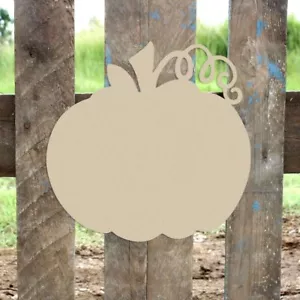 Zucca con vite, forma legno non finito, ritaglio caduta, legno verniciabile artigianale - Foto 1 di 1