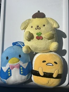 PomPomPurin Dog Pose Paw Cherries Sanrio 2020, TuxedoSam Gudetama lotto 6 pollici - Foto 1 di 6