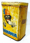 Ancienne Boîte Publicitaire En Tôle Banania Farine