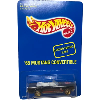 VTG NIP Hot Wheels 65 Mustang Convertible Greater Seattle Toy Show Limited 1994 - Image 1 of 4