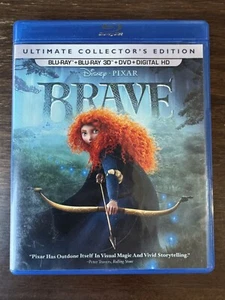 BRAVE 3D + BLU-RAY + BONUS + DVD 2016 ULTIMATE COLLECTORS EDITION DISNEY / PIXAR - Picture 1 of 5