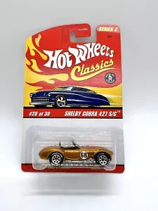 2006 Hot Wheels Classics Series 2 #20/30 Shelby Cobra 427 S/C Gold (ww) - Picture 1 of 7