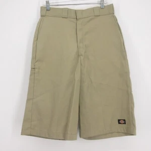 Dickies 15" Loose Fit Twill Work Shorts Utility Pocket Mens Size 32 Khaki - Picture 1 of 7