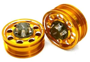 Billet Machined Alloy Front Wheel for Tamiya 1/14 Scale Tractor Trucks - Picture 1 of 1