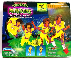 vtg 1993 Playmates Mutations April MOC sealed action figure TMNT teenage mutant - Picture 1 of 15
