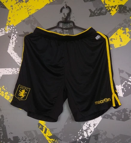 Aston Villa Shorts Size SMALL Soccer Football Macron ig93 Cover