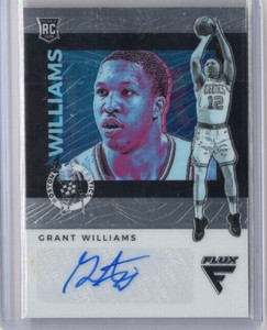 GRANT WILLIAMS NBA Celtics 2019-20 Panini Flux RC Rookie Auto 77/99 #FR-GWI Card
