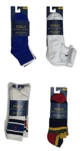 Polo Ralph Lauren Mens Technical Sport Socks; Low Cut, Quarter Cut or Crew 3PK - Picture 1 of 11