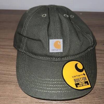 Gorra de béisbol Carhartt Infant Signature de lona, verde Foto 1 de 4