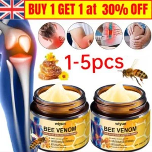 Bee Venom Gelenktherapie Creme Gelenk- & Knochencreme für Männer Frauen Behandlung 1-5er Pack - Bild 1 von 16